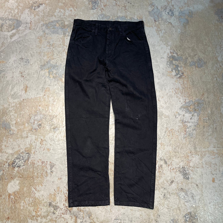 #4765 古着 RUSTLER/ラスラー/Black Denim Pants/ブラックデニムパンツ/サイズ34×30