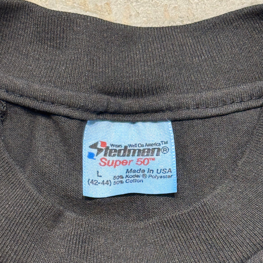 古着 USA製 90's Stedman/ステッドマン/ミッキーマウス プリントTシャツ/ サイズL