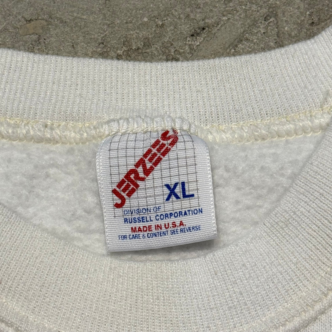 古着 USA製 90's JERZEES/ ジャージーズ/ クルーネックスウェット/無地/ サイズXL