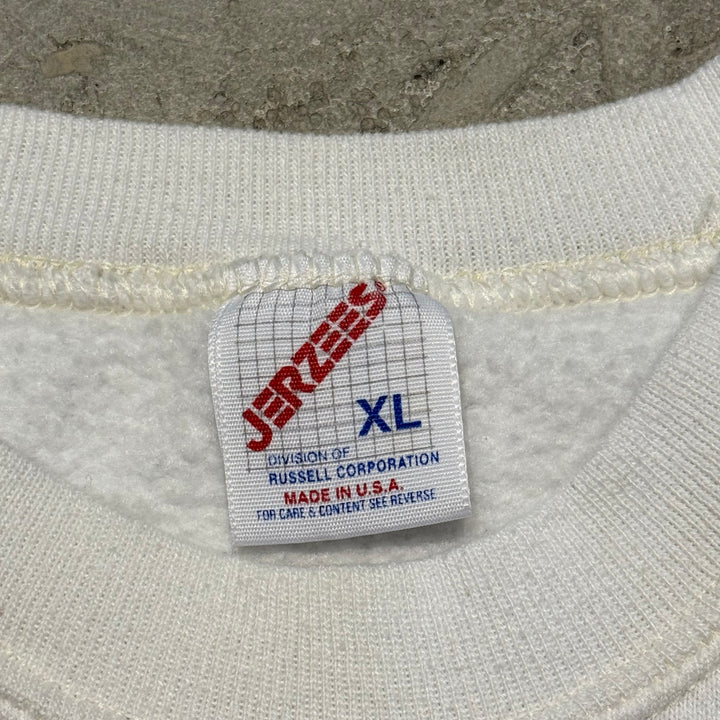 古着 USA製 90's JERZEES/ ジャージーズ/ クルーネックスウェット/無地/ サイズXL