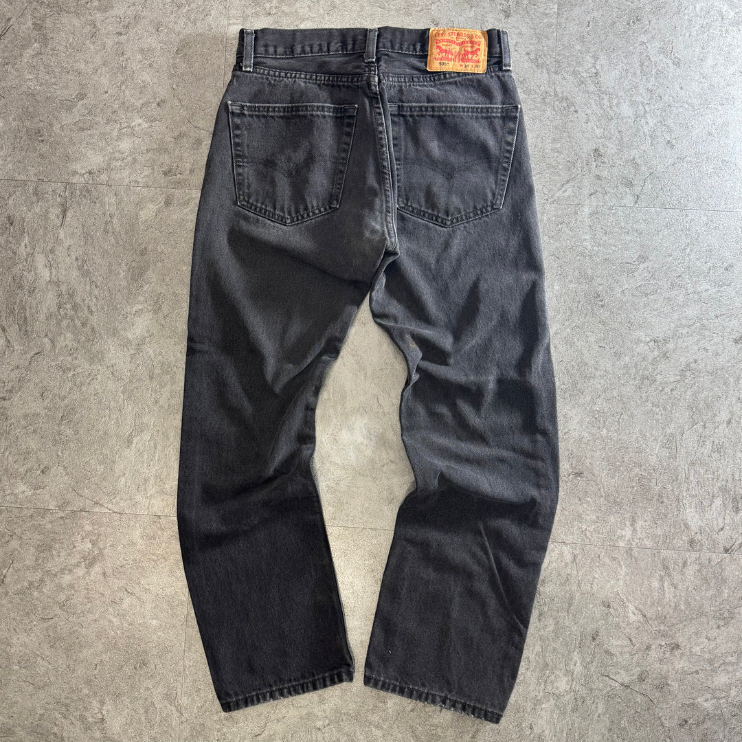 古着 Levi's/ リーバイス/ ブラックデニムパンツ/ 実寸サイズ29×28