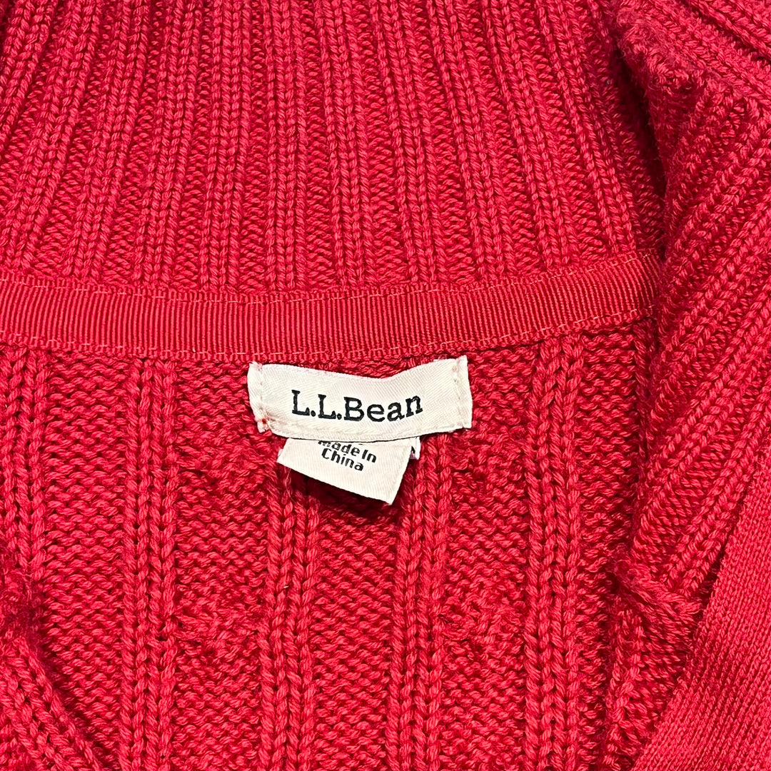 #3621 L.L.Bean/エルエルビーン/zip up knit/ジップアップニット/サイズXL