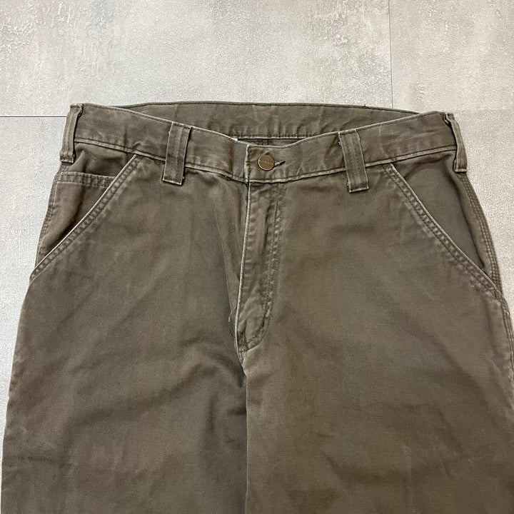 #1710 古着 Carhartt/カーハート Duck Painter Pants/ダック地ペインターパンツ / サイズ33×32