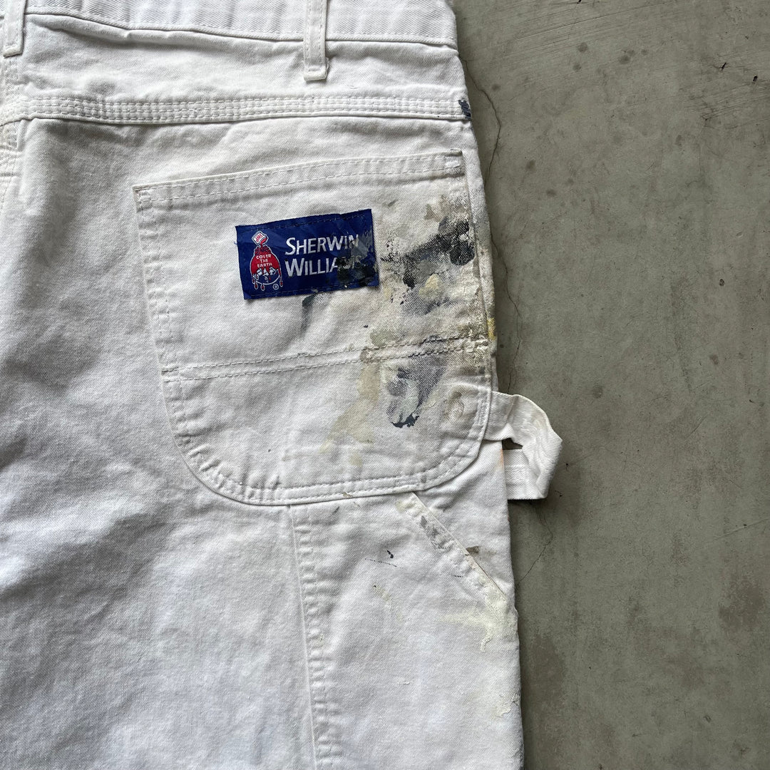 古着 Dickies×SHERWIN WILLIAMS/ディッキーズ× シャーウィン・ウィリアムズ/ ペインターパンツ / 企業ロゴ/ 実寸サイズ36×34