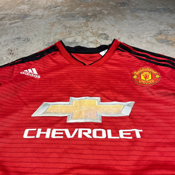 #4252/MANCHESTER UNITED/マンチェスター ユナイテッド/adidas/アディダス/Football／フットボール Tee/オールド・トラッフォード/MCTOMINAY/サイズXL