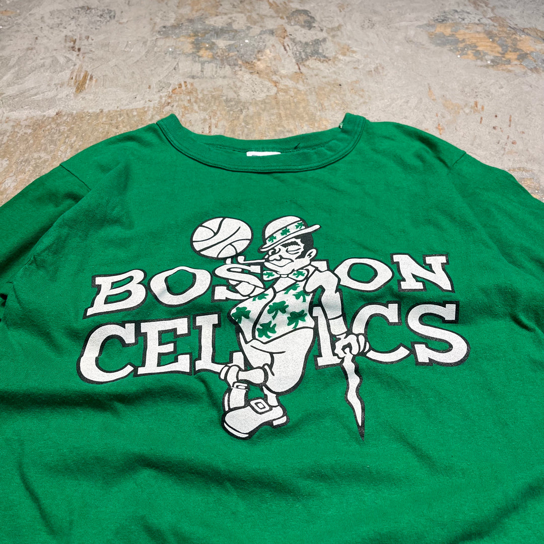 #4716 古着 80's スターター製/BOSTON CELTICS/ボストン･セルティックス/ヴィンテージ シングルステッチ Tシャツ/USA製/サイズM