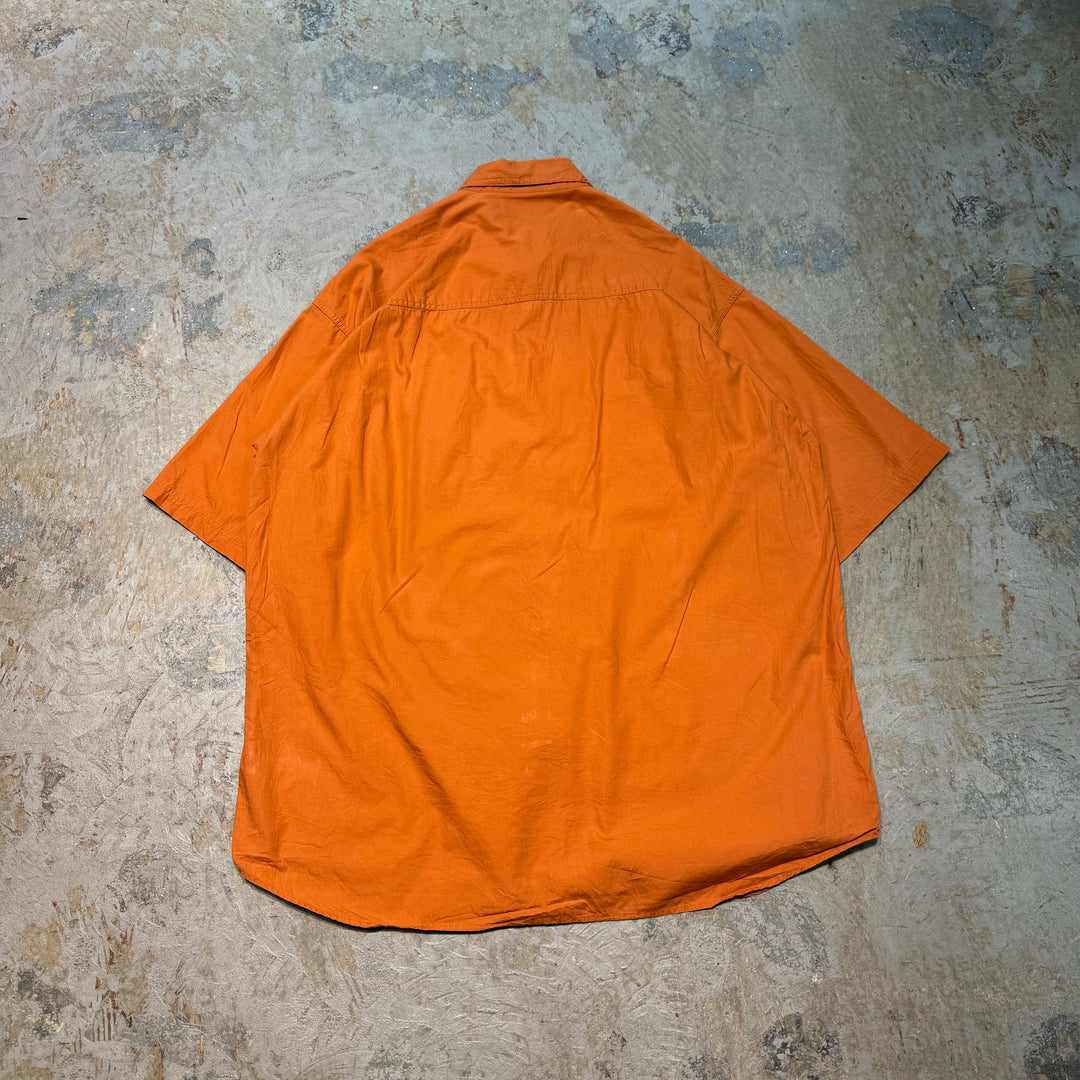 중고 의류 Columbia/ Columbia/ Button-Down Short Sleeve Shirt/ Plain/ Size XL