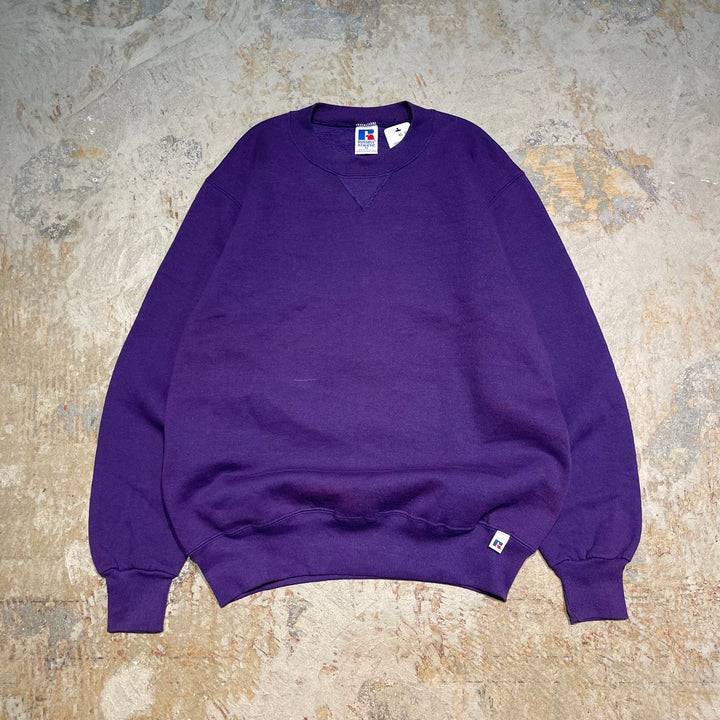 #3511 古着/Russell/ラッセル/Crewneck sweat/クルーネックスウェット/無地/MADE IN U.S.A/サイズM