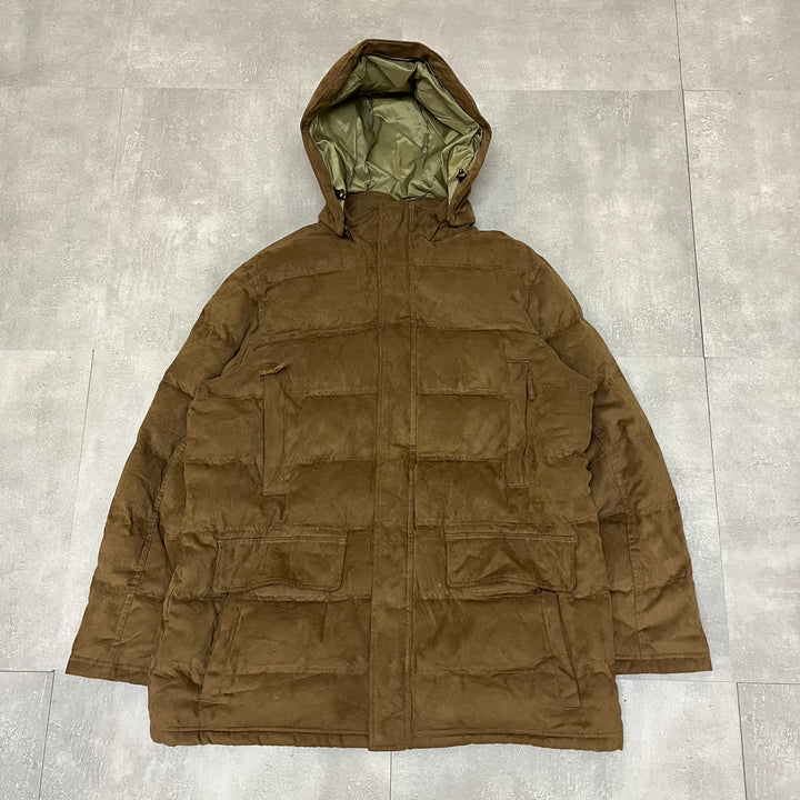 #1811 古着L.L.Bean/エルエルビーン/Suede Down Jacket/スウェードダウンジャケット/サイズXL