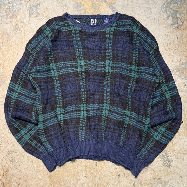 古着 90's GAP/ ギャップ/ クルーネックニットセーター/ サイズM