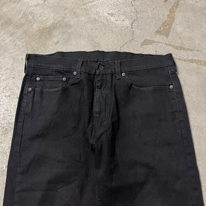 #4206 古着 Levi's/リーバイス/Black Denim Pants/ブラックデニムパンツ/505/サイズ36×34