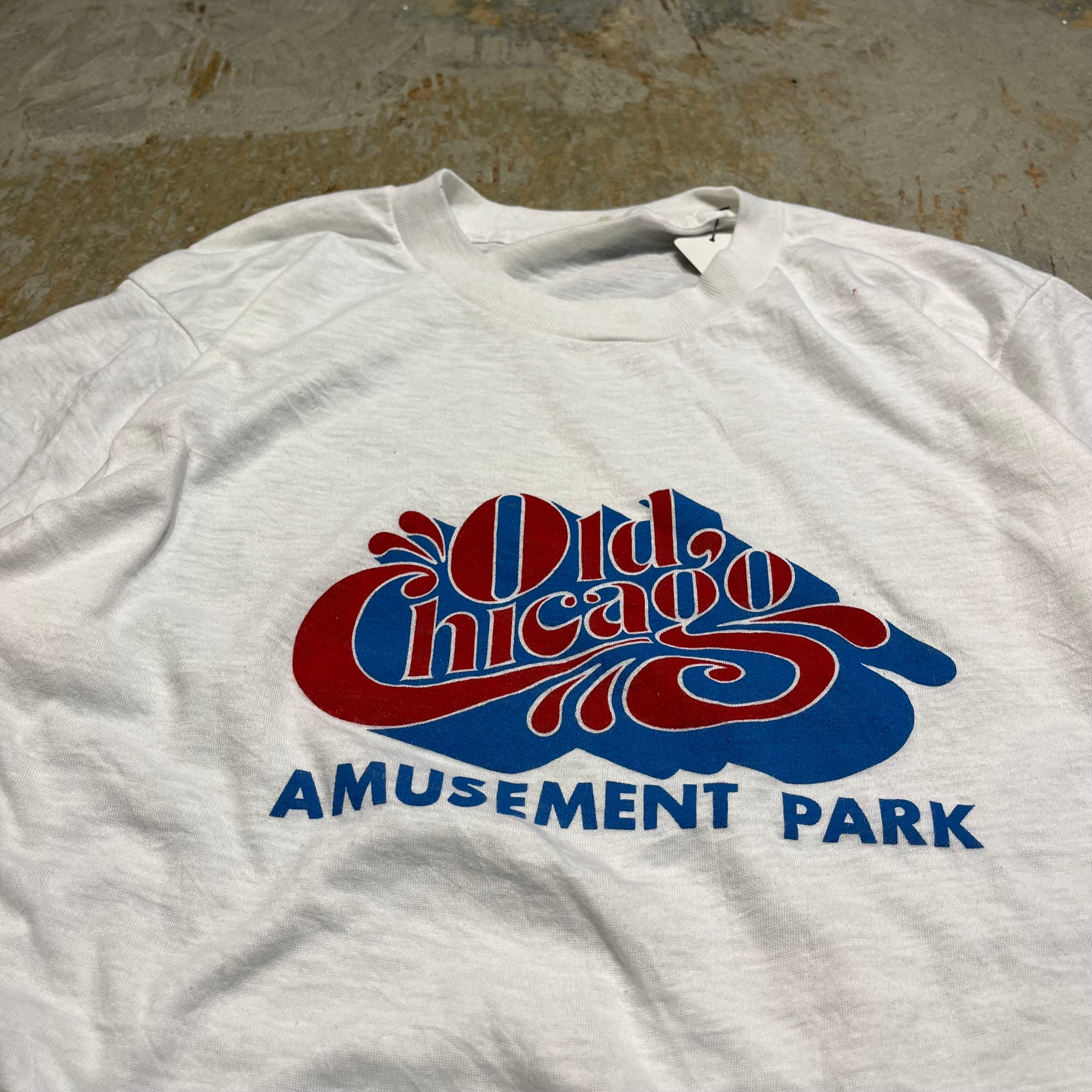 90's CHICAGO シカゴ MAP マップ Tシャツ シングルステッチ