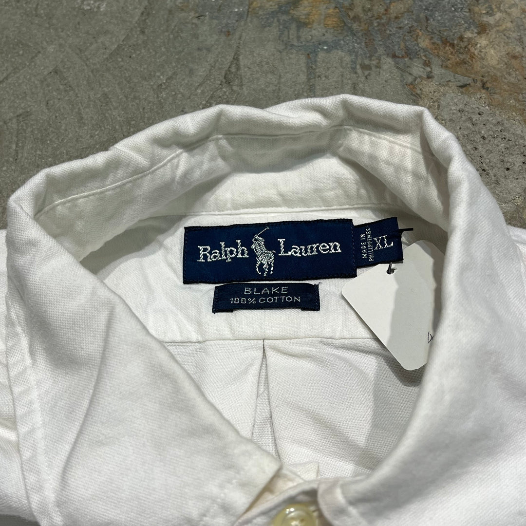 #4303 Ralph Lauren/ラルフローレン L/S B.D Shirts/ボタンダウンシャツ/BLAKE/サイズXL