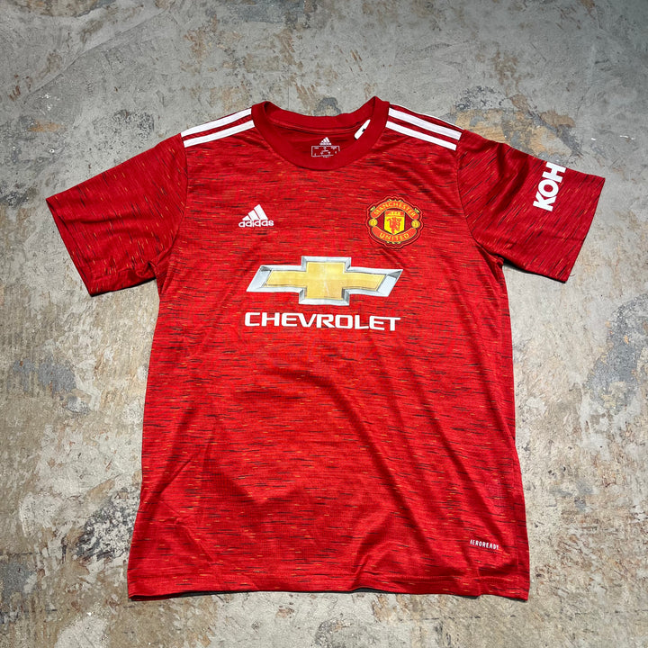 #4235/MANCHESTER UNITED/マンチェスター ユナイテッド/adidas/アディダス/Football／フットボール Tee/オールド・トラッフォード/サイズS