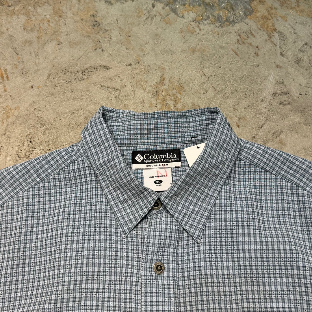 Used clothing Columbia/ Columbia/ Short sleeve shirt/ Checkered pattern/ Size XL