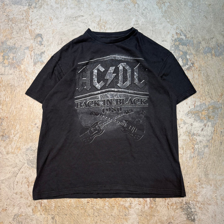 빈티지 AC/DC/아티스트 티셔츠/프린트 티셔츠/크기 XL