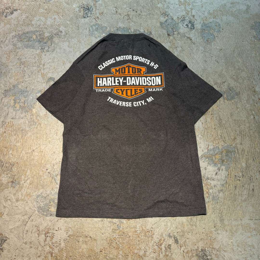 二手衣服Harley-Davidson/哈雷戴维森/印花T恤/尺码L