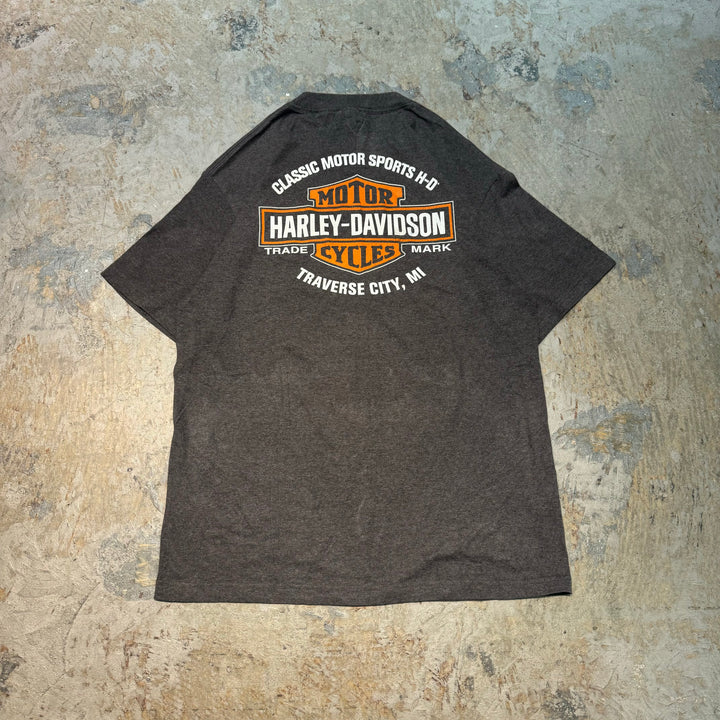 二手衣服Harley-Davidson/哈雷戴维森/印花T恤/尺码L
