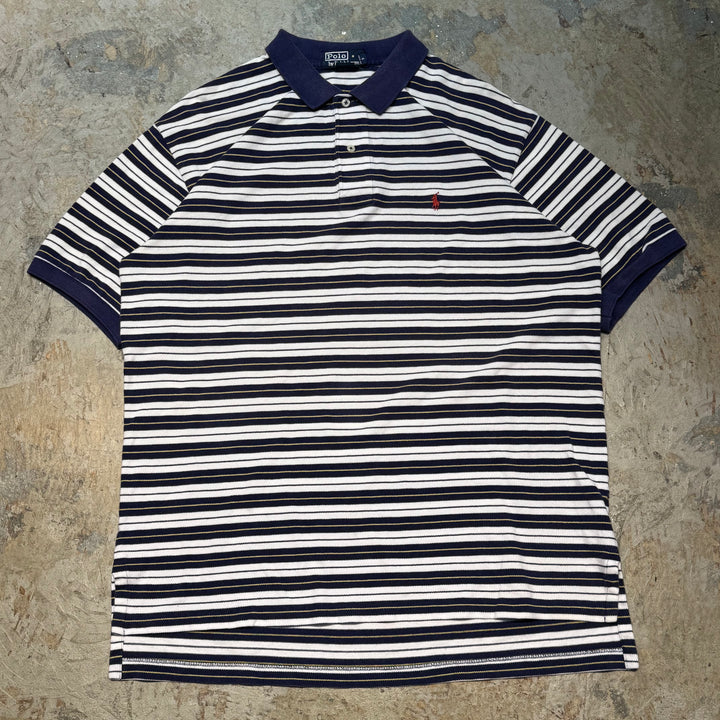 古着 polo by ralph lauren/ ポロ バイ ラルフローレン/ 半袖ポロシャツ/ サイズXL
