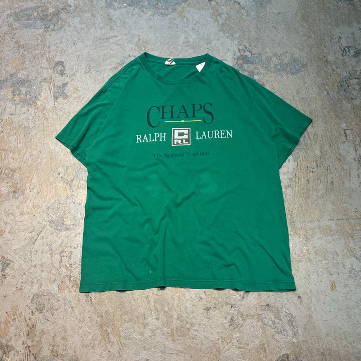 古着 USA製 CHAPS/ チャップス/ プリントTシャツ/ サイズL