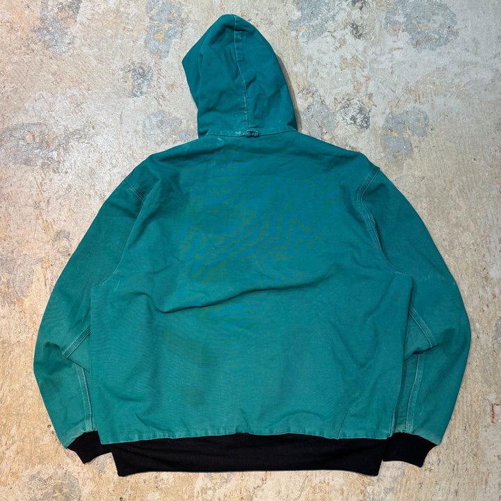 Used clothing Made in USA 80's~ Carhartt/ Carhartt/ Active jacket/ Duck fabric/ Thermal lining/ Size XL