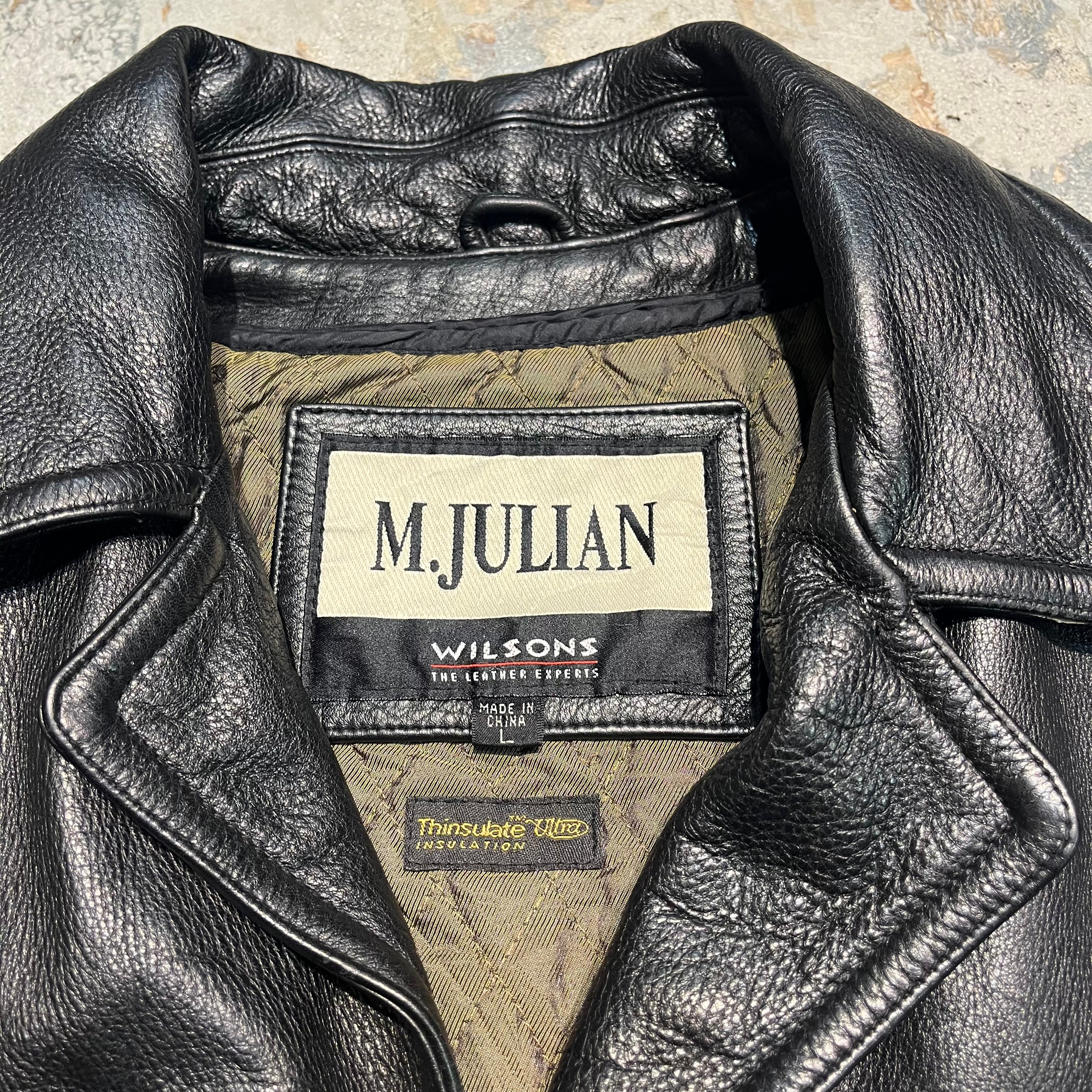 とっておきし福袋 3319 古着 Jacket/フロントボタンレザー WILSONS/Leather ジャケット・アウター