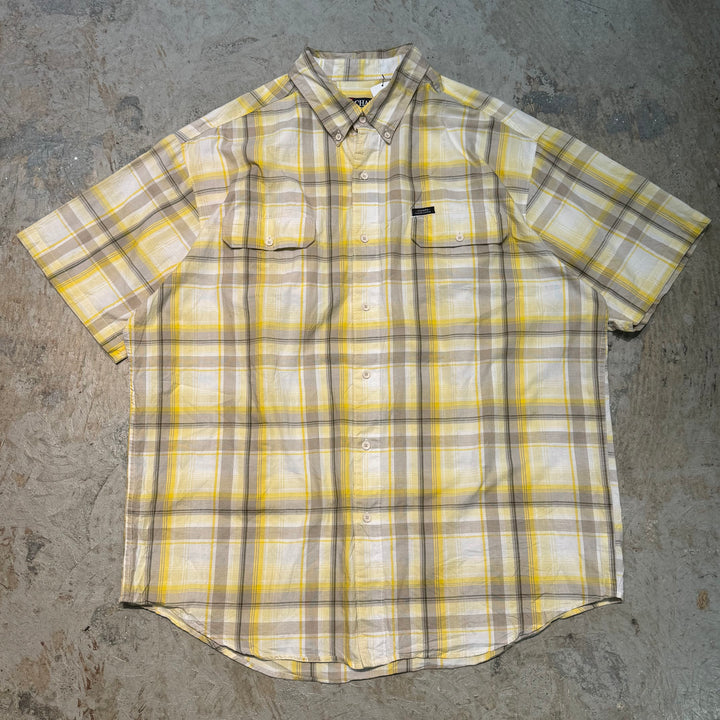 古着 CHAPS RALPH LAUREN/ チャップス ラルフ ローレン/  ボタンダウン半袖シャツ/ チェック柄/ サイズXL