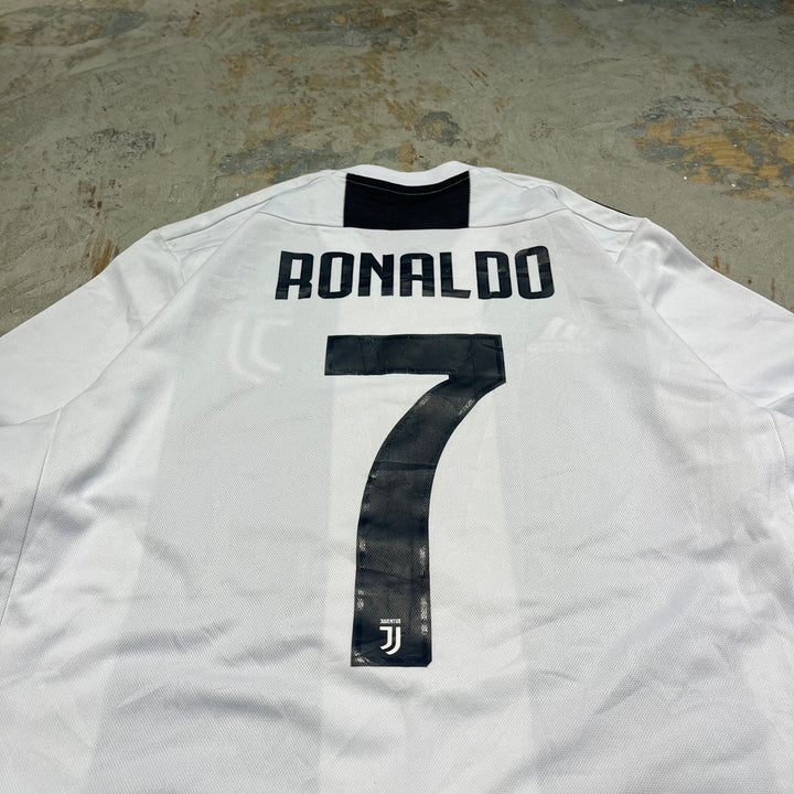 #4475 古着 Adidas/アディダス/JUVENTUS/ユベントス/Football/フットボール/Cristiano Ronaldo/クリスティアーノロナウド/サイズL