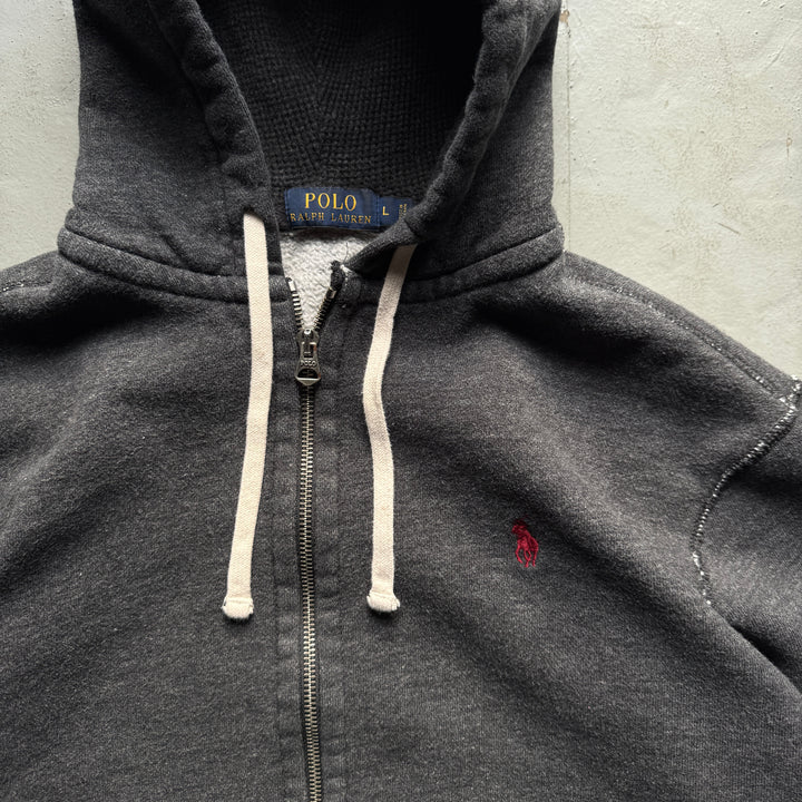 古着 POLO by Ralph Lauren/ ポロラルフローレン/ ジップアップパーカー/ サイズL