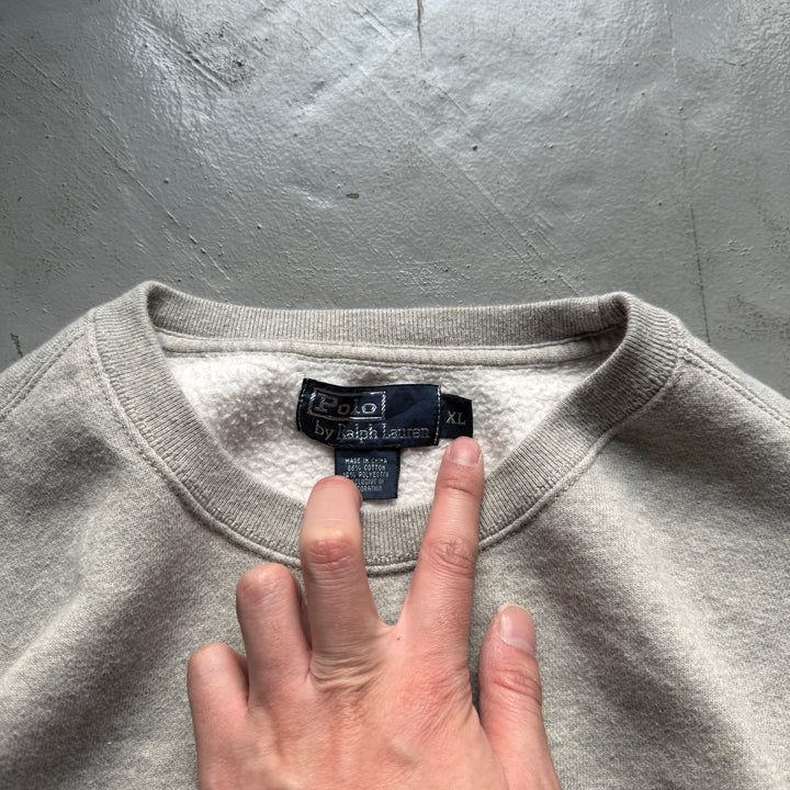 古着 POLO by Ralphlauren/ ポロバイラルフローレン/ クルーネックスウェット/ サイズXL