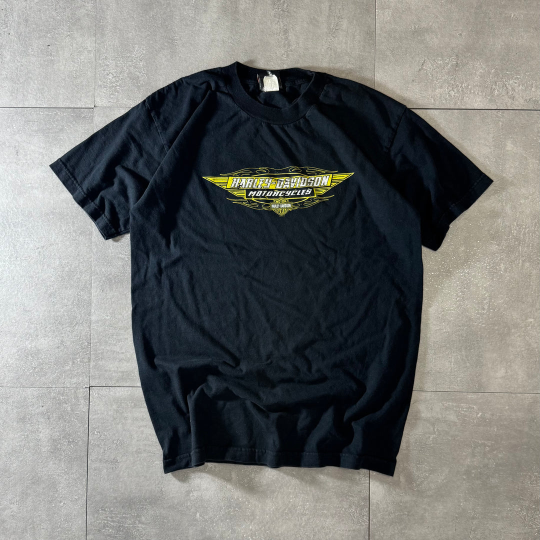 古着 USA製 Harley-Davidson ハーレーダビッドソン プリントTシャツ サイズXL相当