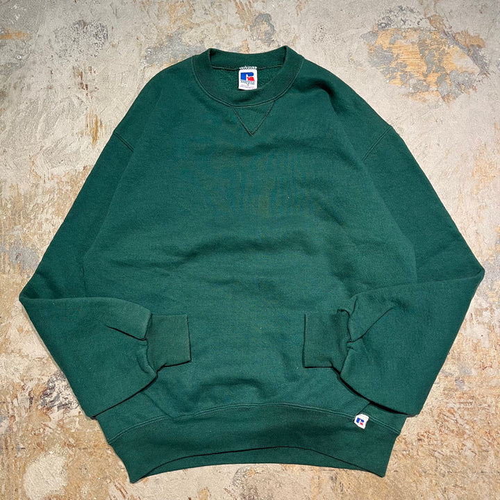 #3536 古着/Russell/ラッセル/Crewneck sweat/クルーネックスウェット/ブランクスウェット/無地/MADE IN U.S.A/サイズM