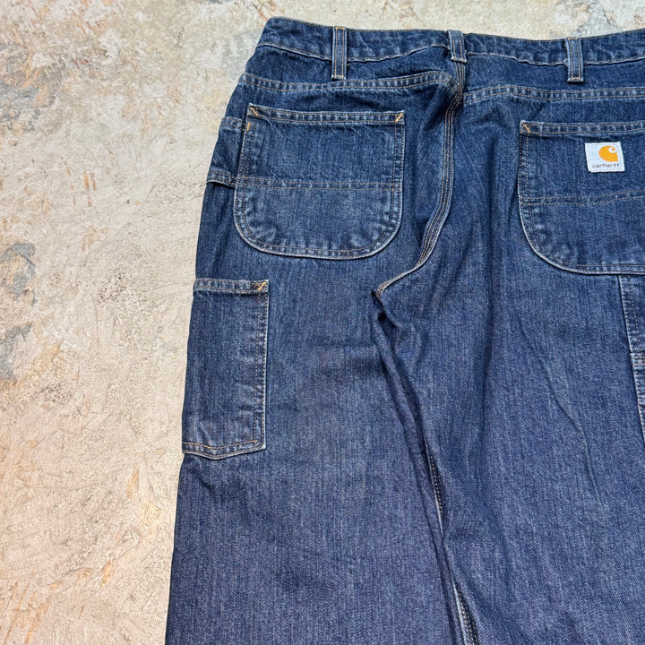 二手服裝carhartt/ carhartt/牛仔畫家褲子/女裝/實際尺寸12x28