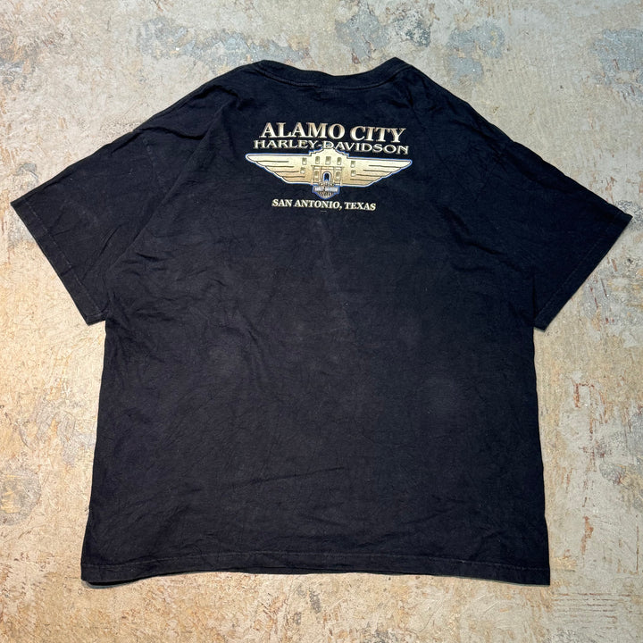 Used clothing Made in USA Harley-Davidson/Harley-Davidson/Printed T-shirt/Size 2XL