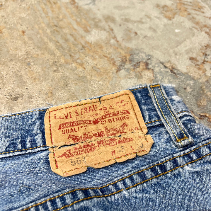 古着 Levi's/リーバイス/Denim Pants/デニムパンツ/569/実寸サイズ34×29