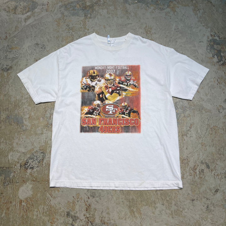 古着 SAN FRANCISCO 49ERS/サンフランシスコフォーティナイナー/NFL/プリントTシャツ/サイズXL相当