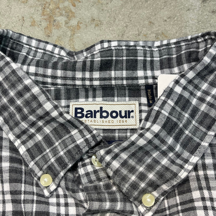 #4429 古着 Barbour/バブアー /Long Sleeve Button Down Shirt/長袖ボタンダウンシャツ/Check/チェック柄/サイズXL相当