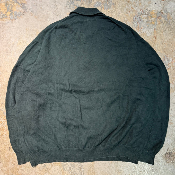 古着 Eddie Bauer/ エディーバウアー/ ハーフボタンニットセーター/ サイズXL