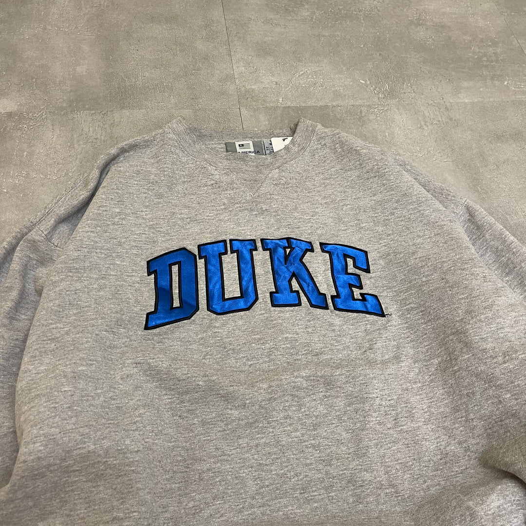 #2013 古着 J.AMERICA/ジェイ アメリカ/Crewneck Sweatshirts/クルーネックスウェット/カレッジロゴ/DUKE/サイズXL