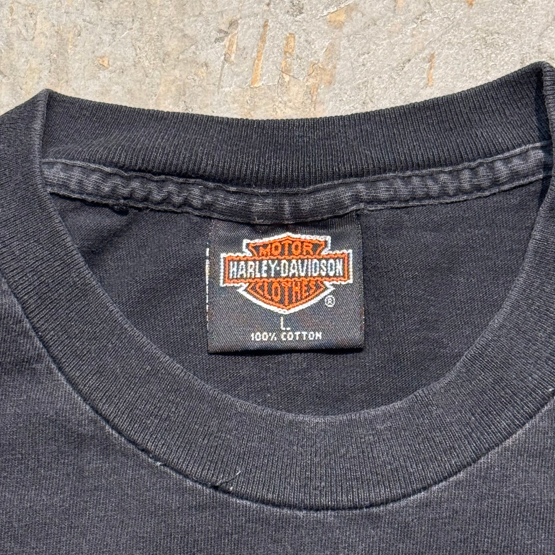 古着 USA製 90's Harley-Davidson/ハーレーダビッドソン/ プリントTシャツ/ サイズL