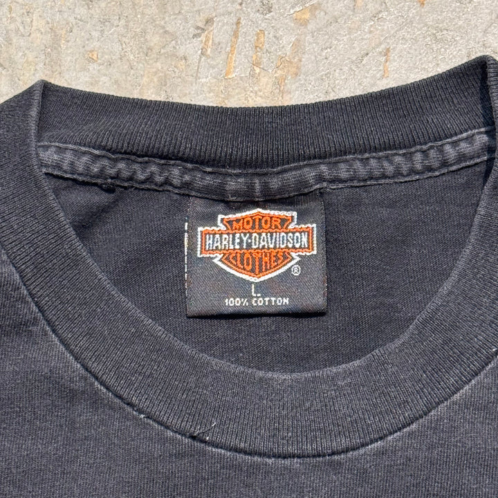 古着 USA製 90's Harley-Davidson/ハーレーダビッドソン/ プリントTシャツ/ サイズL