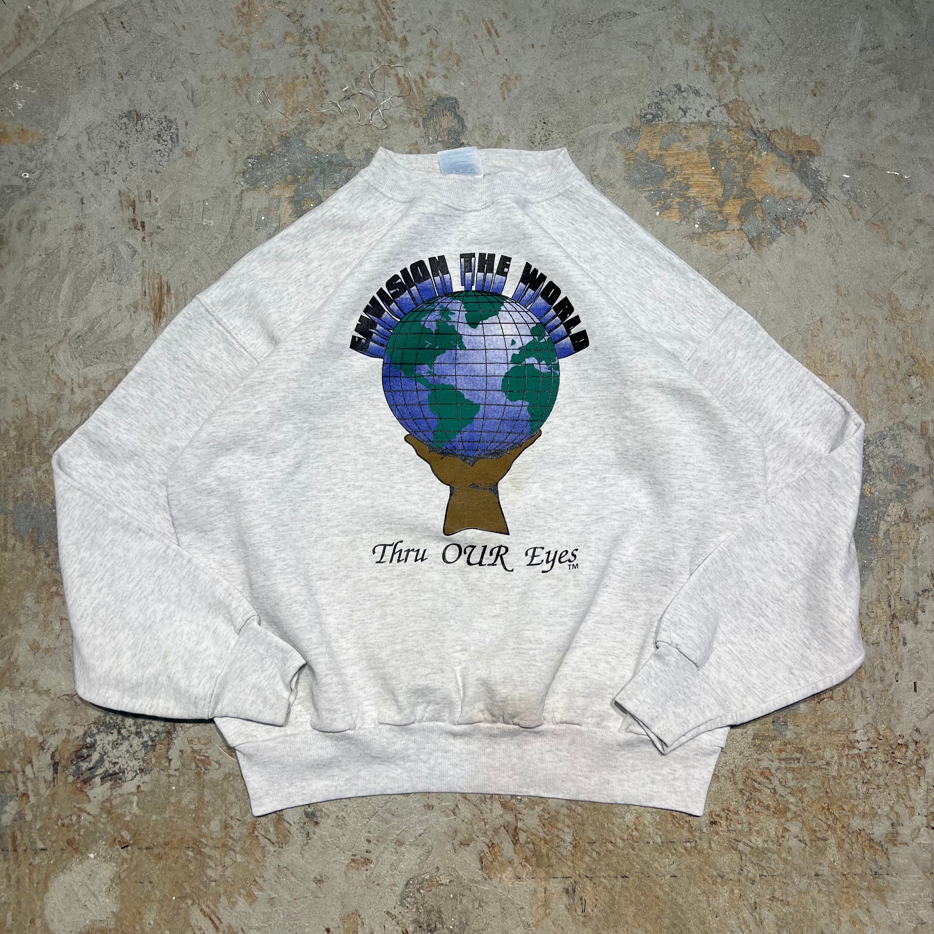 3914 古着 90's Hanes/ヘインズ/Crew Neck Print Sweat Shirt