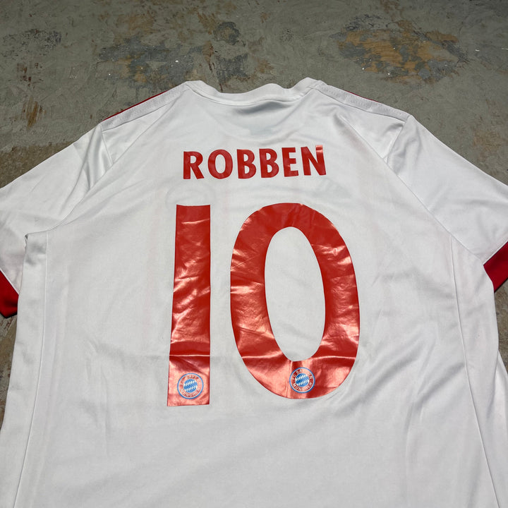 #4443 古着 FC BAYERN/FCバイエルン・ミュンヘン/adidas/アディダス/Football/フットボール/アリアンツ アレーナ/ROBBEN/サイズL