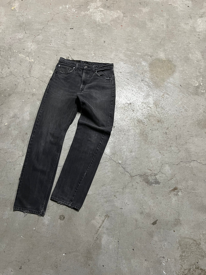 #MA21 古着 Levi's/リーバイス/Black Denim Pants/ブラックデニムパンツ/505/実寸サイズ32×31