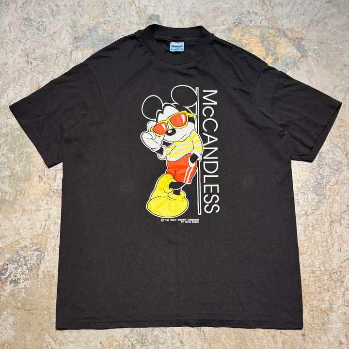 古着 USA製 90's Stedman/ステッドマン/ミッキーマウス プリントTシャツ/ サイズL