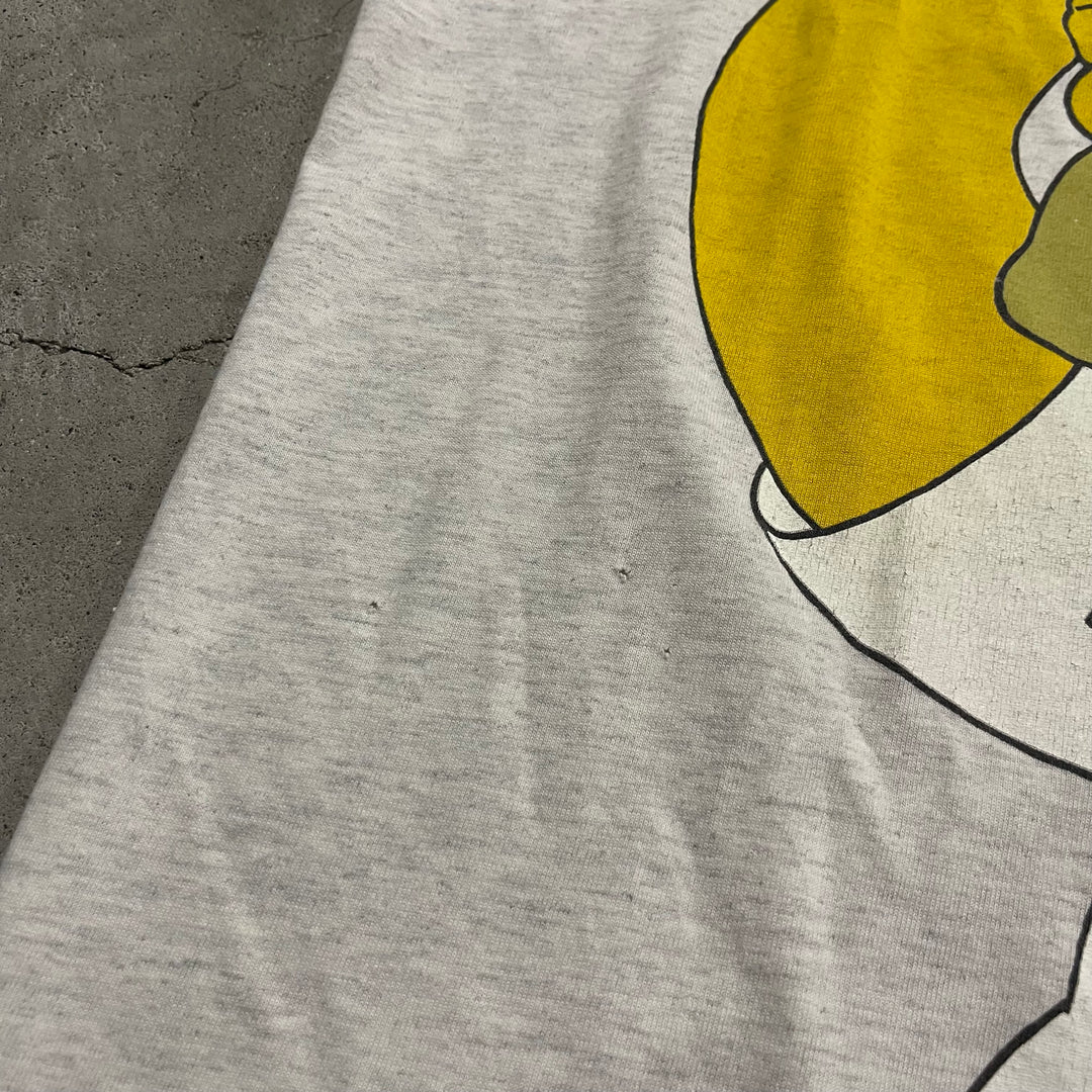 古着 90's THE SIMPSONS/シンプソンズ ホーマー/D'OH!/ヴィンテージ シングルステッチ プリントTシャツ/サイズM