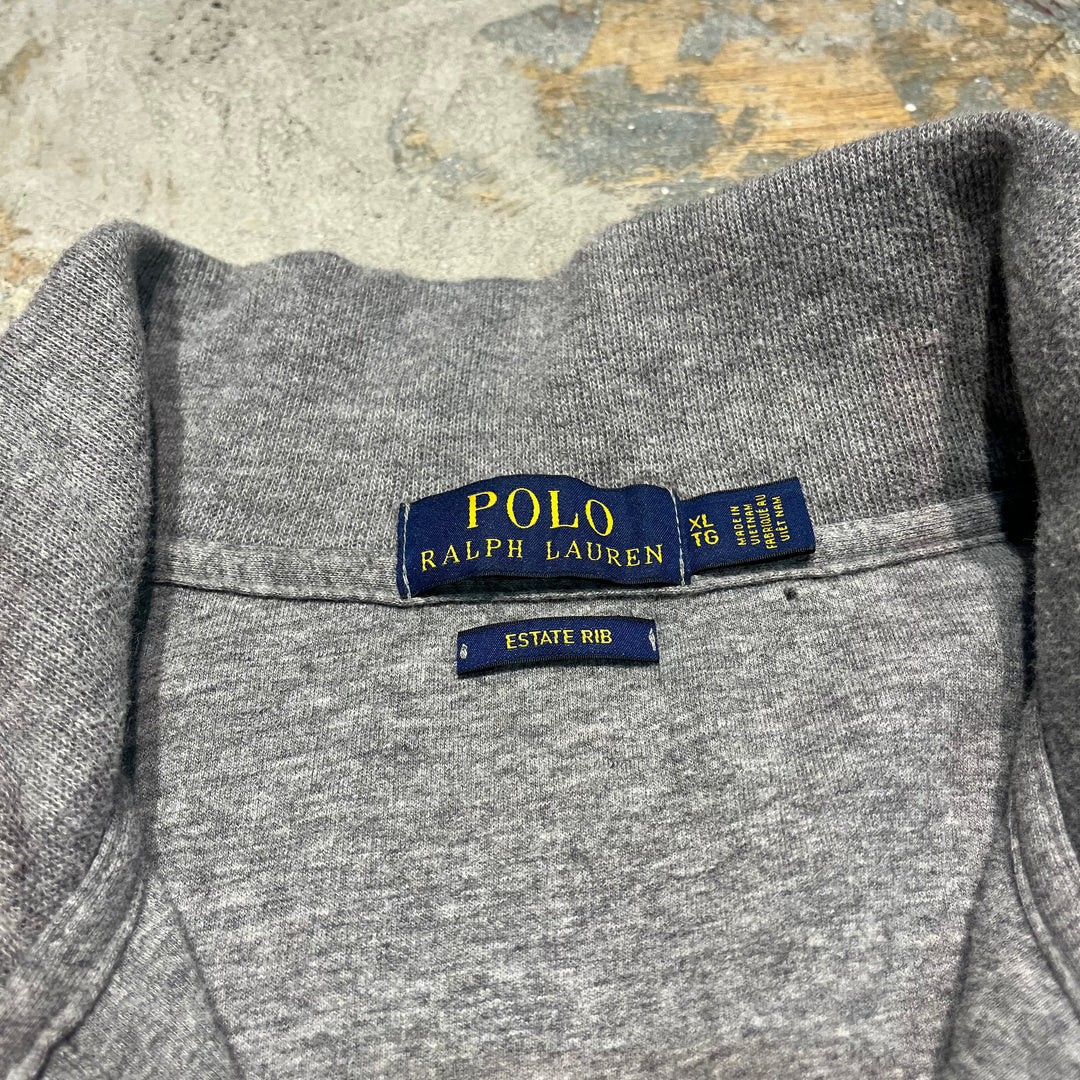 #3884 古着 POLO by Ralph Lauren/ポロバイラルフローレン/Cotton Knit Half Zip Sweaterコットンニットハーフジップセーター/ サイズXL