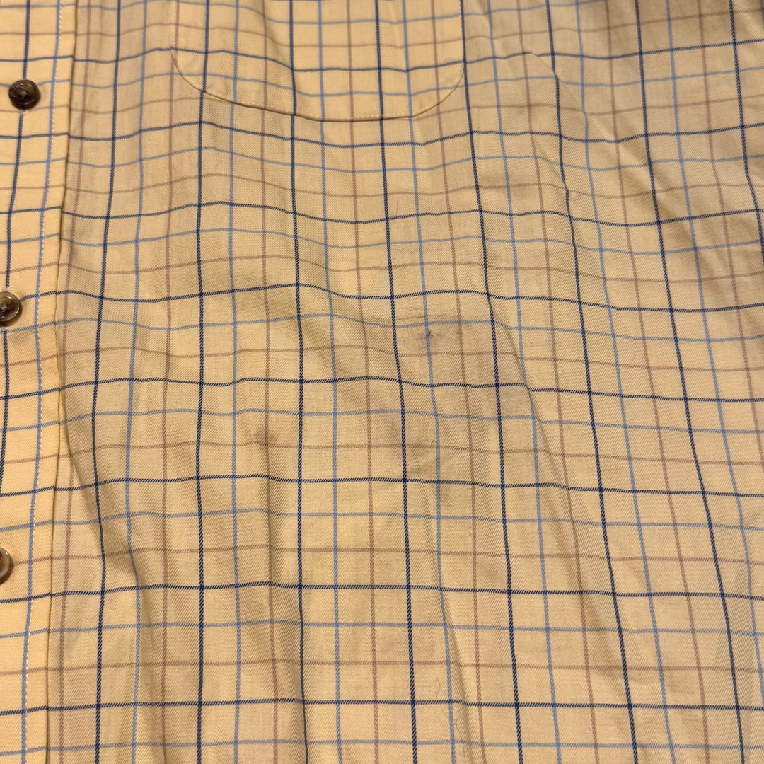 古着 L.L.Bean/ エルエルビーン/  ボタンダウン半袖シャツ/ リメイク/ チェック柄/ サイズXL