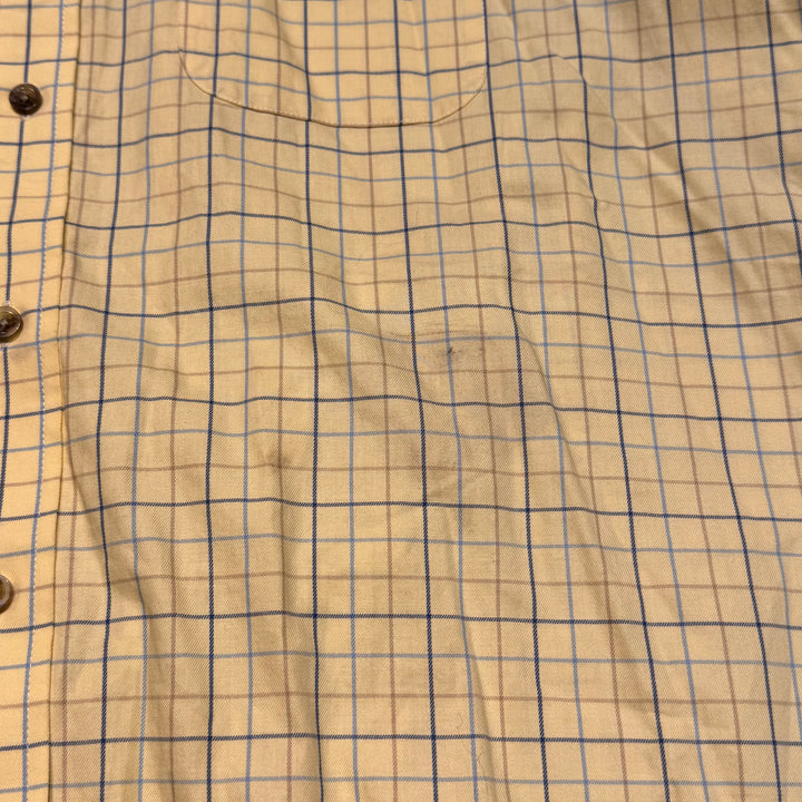 古着 L.L.Bean/ エルエルビーン/  ボタンダウン半袖シャツ/ リメイク/ チェック柄/ サイズXL