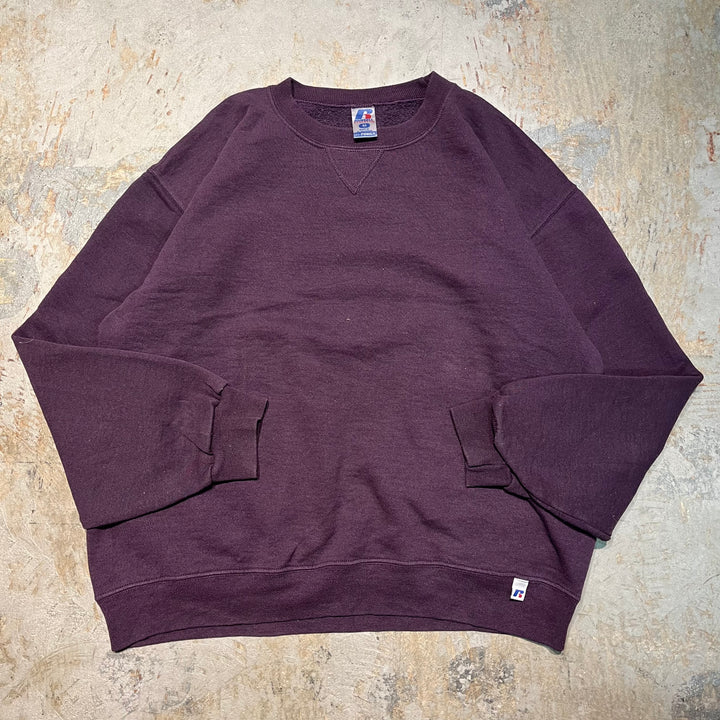 #3541 古着/Russell/ラッセル/Crewneck sweat/クルーネックスウェット/ブランクスウェット/無地/サイズM